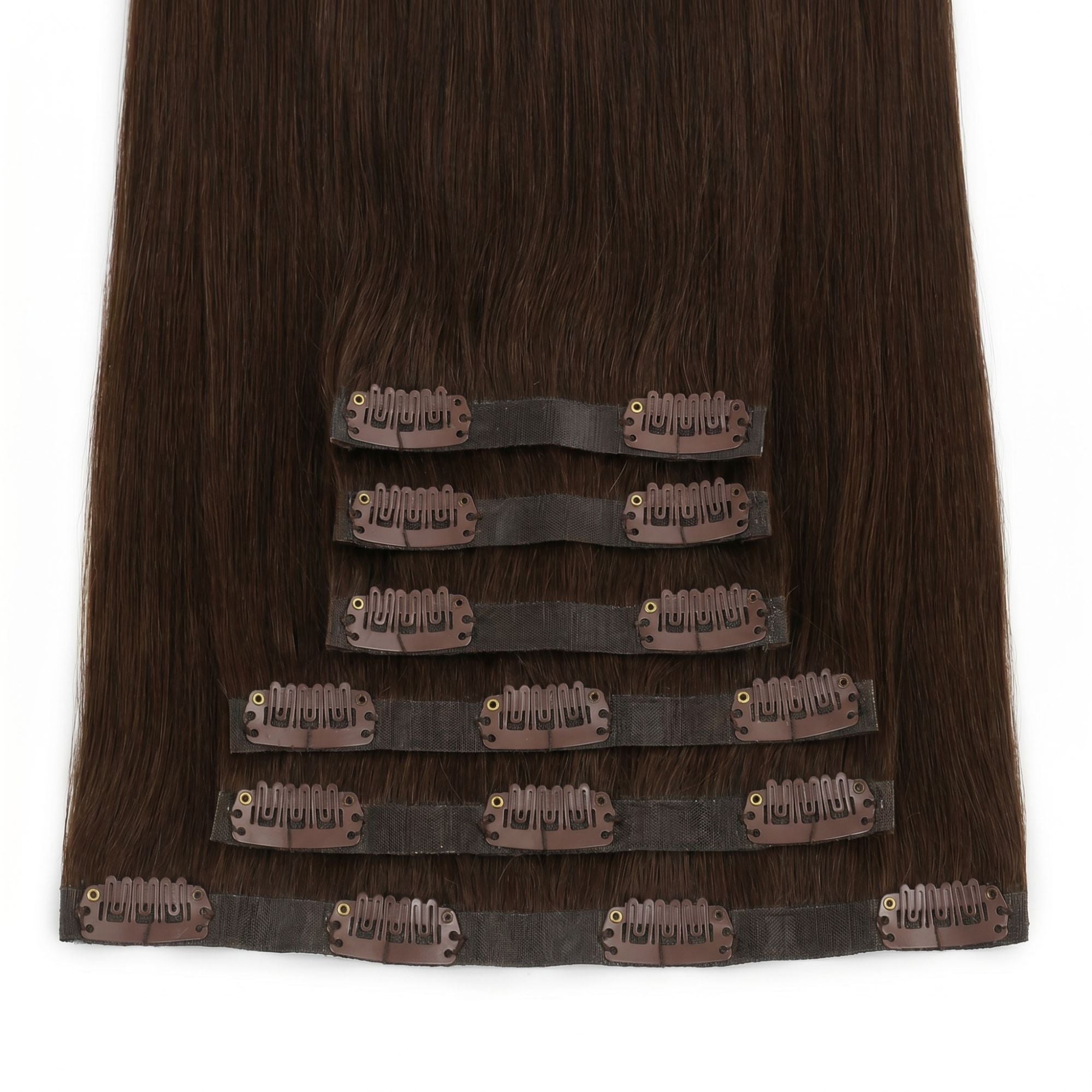 Dark Brown Seamless Clip-ins