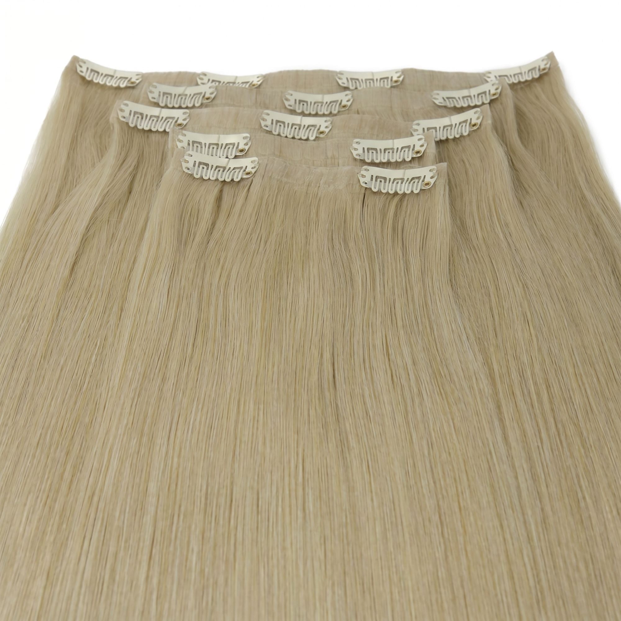 Warm Honey Blonde Invisible Clip-ins